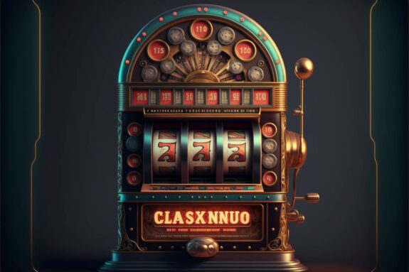 slot machine de estilo antigo